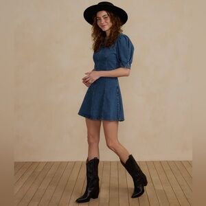 Rylee + Cru Blue Mini Dress